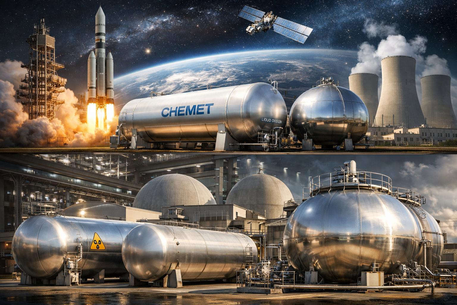 Уникальные преимущества резервуаров Chemet для космической инфраструктуры и ядерных объектов
