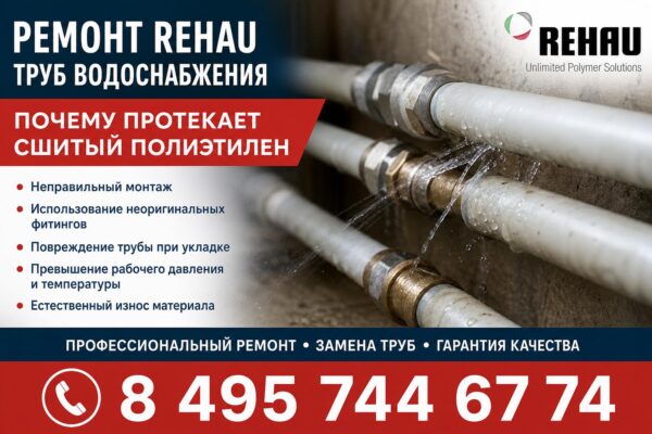 Спасаем водопровод Rehau в загородном доме