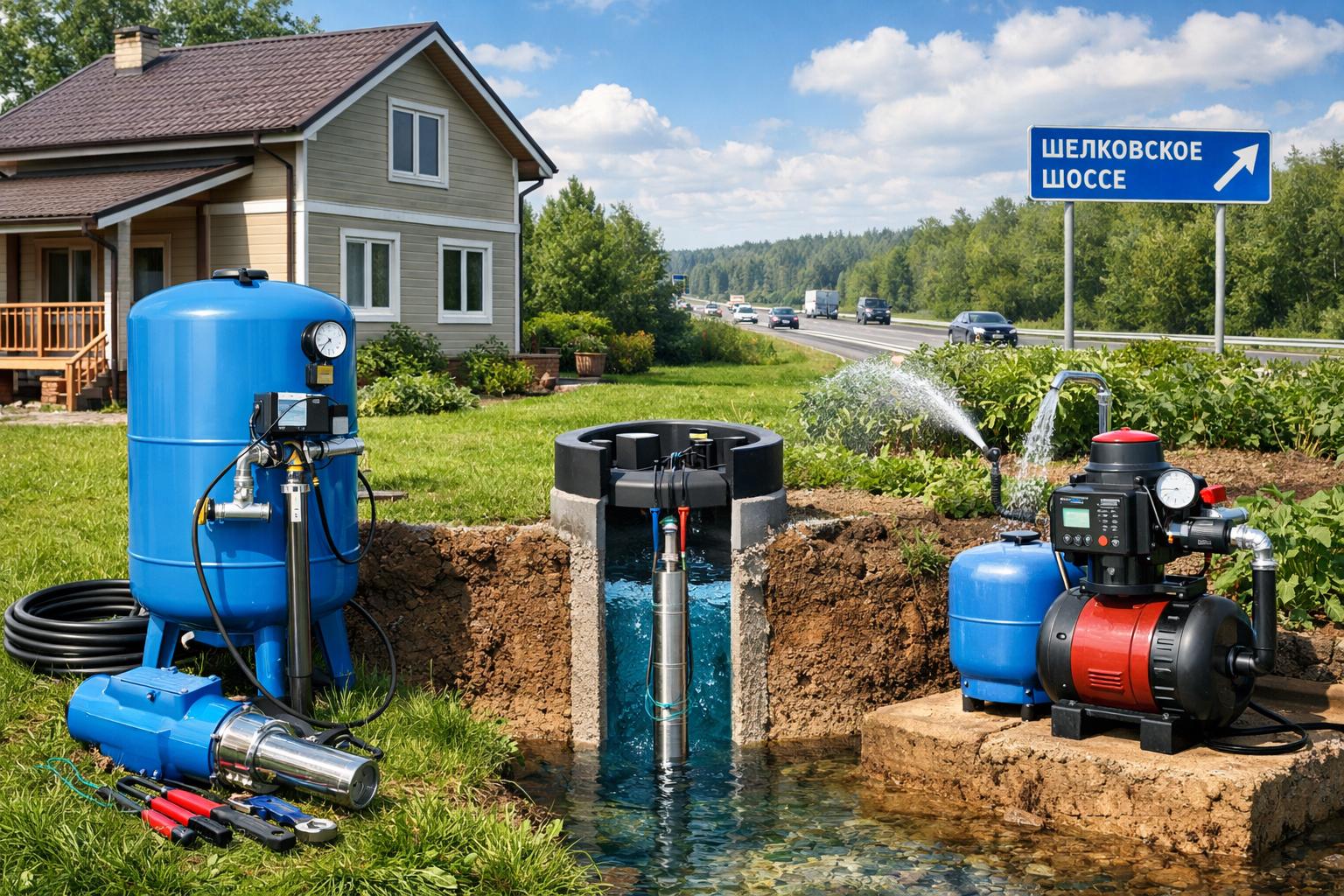 Индивидуальное водоснабжение на Щелковском шоссе — идеальные решения для вашего дома!