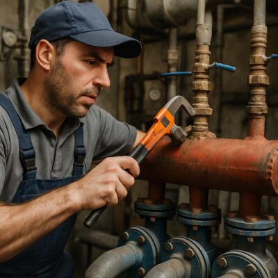 Ремонт коллектора котельной своими руками