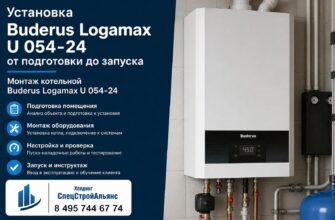 Установка Buderus Logamax U 054-24