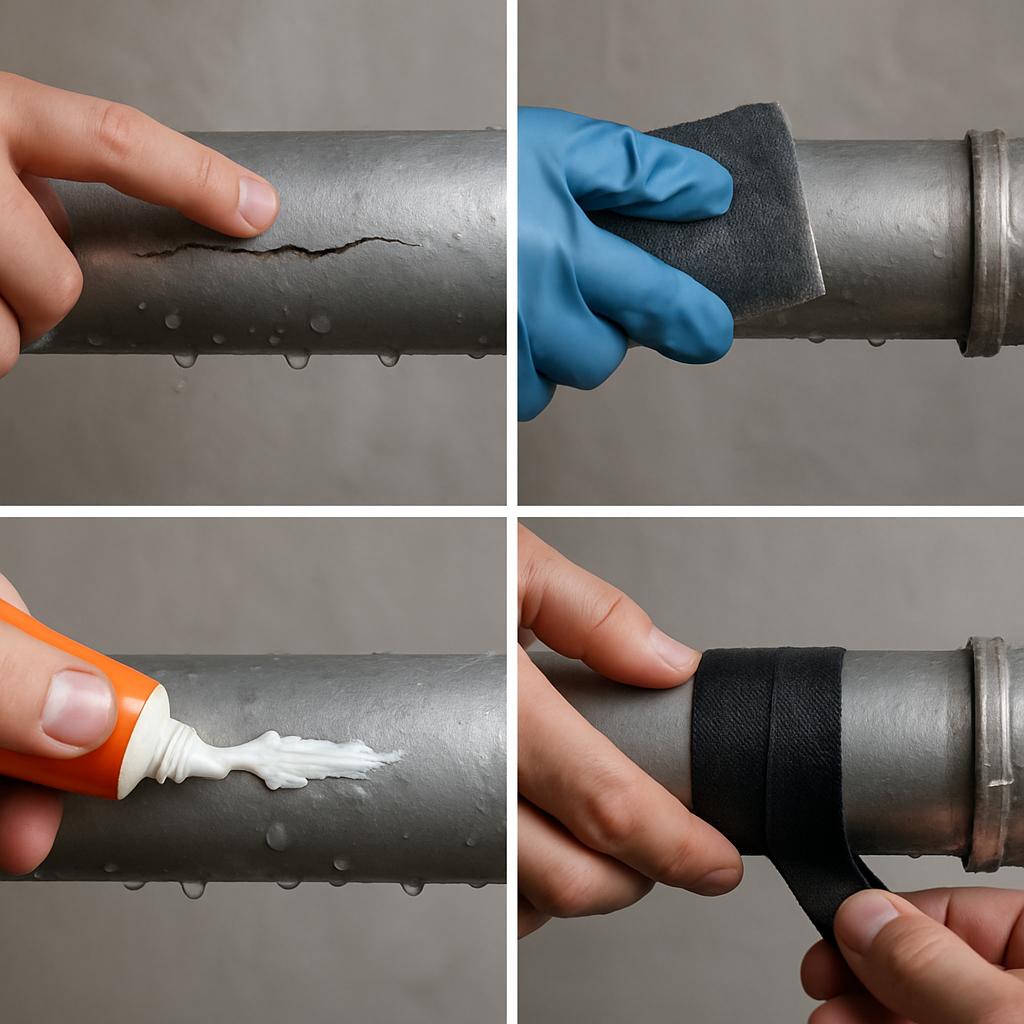 Как эффективно устранить трещины в трубах Как эффективно устранить трещины в трубах