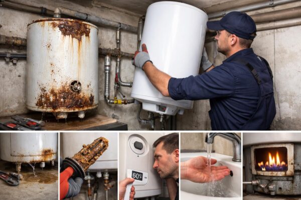 Замена бойлера ГВС