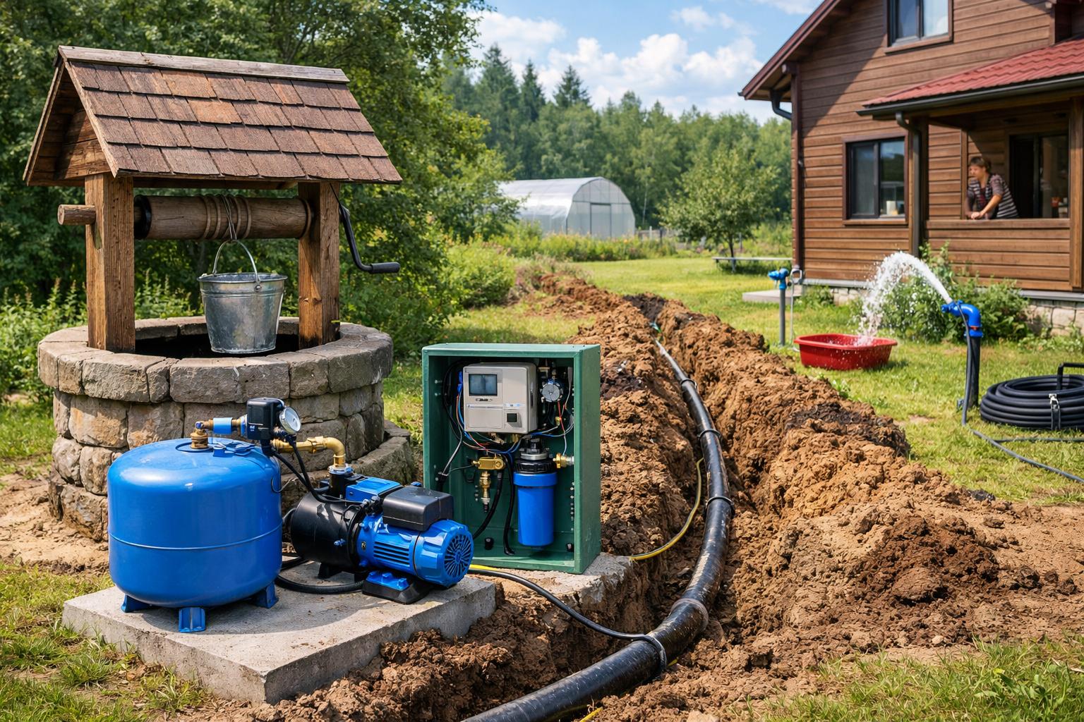 Гарантированное водоснабжение от колодца в Солнечногорске — услуги ООО Холдинг СпецСтройАльянс