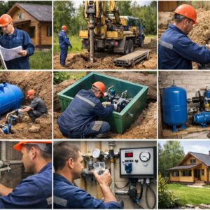 Порядок монтажа автономного водоснабжения в загородном доме
