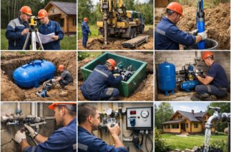 Порядок монтажа автономного водоснабжения в загородном доме