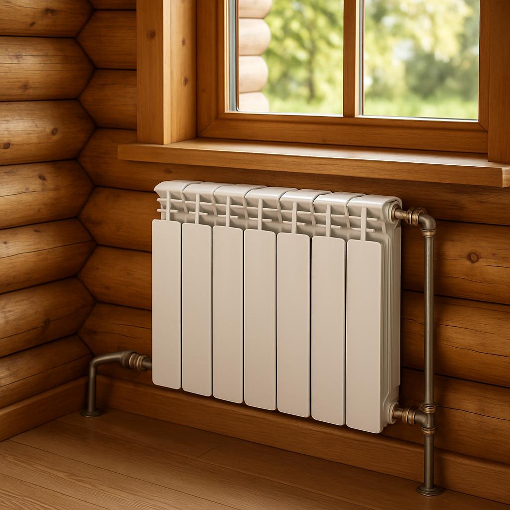 Отопление дачи биметаллическими радиаторами Отопление дачи биметаллическими радиаторами