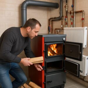 Водяное отопление на дровах