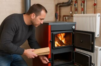 Водяное отопление на дровах