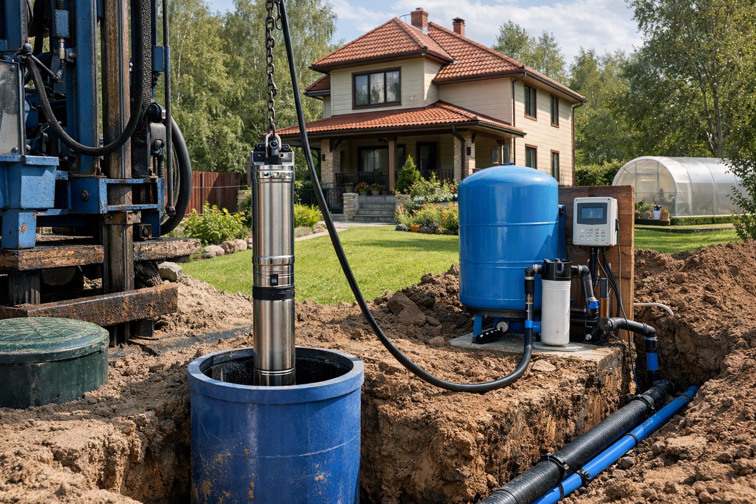 Надёжное индивидуальное водоснабжение на Каширском шоссе — доверьтесь «Инженерным коммуникациям»!