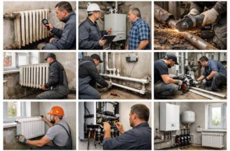 Замена системы отопления: полный список работ
