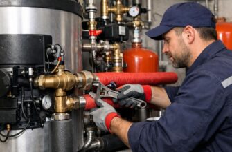 Присоединение трубопроводов отопления к оборудованию