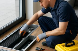 Установка ремонт и обслуживание внутрипольных конвекторов