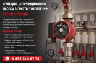 Функция циркуляционного насоса в системе отопления