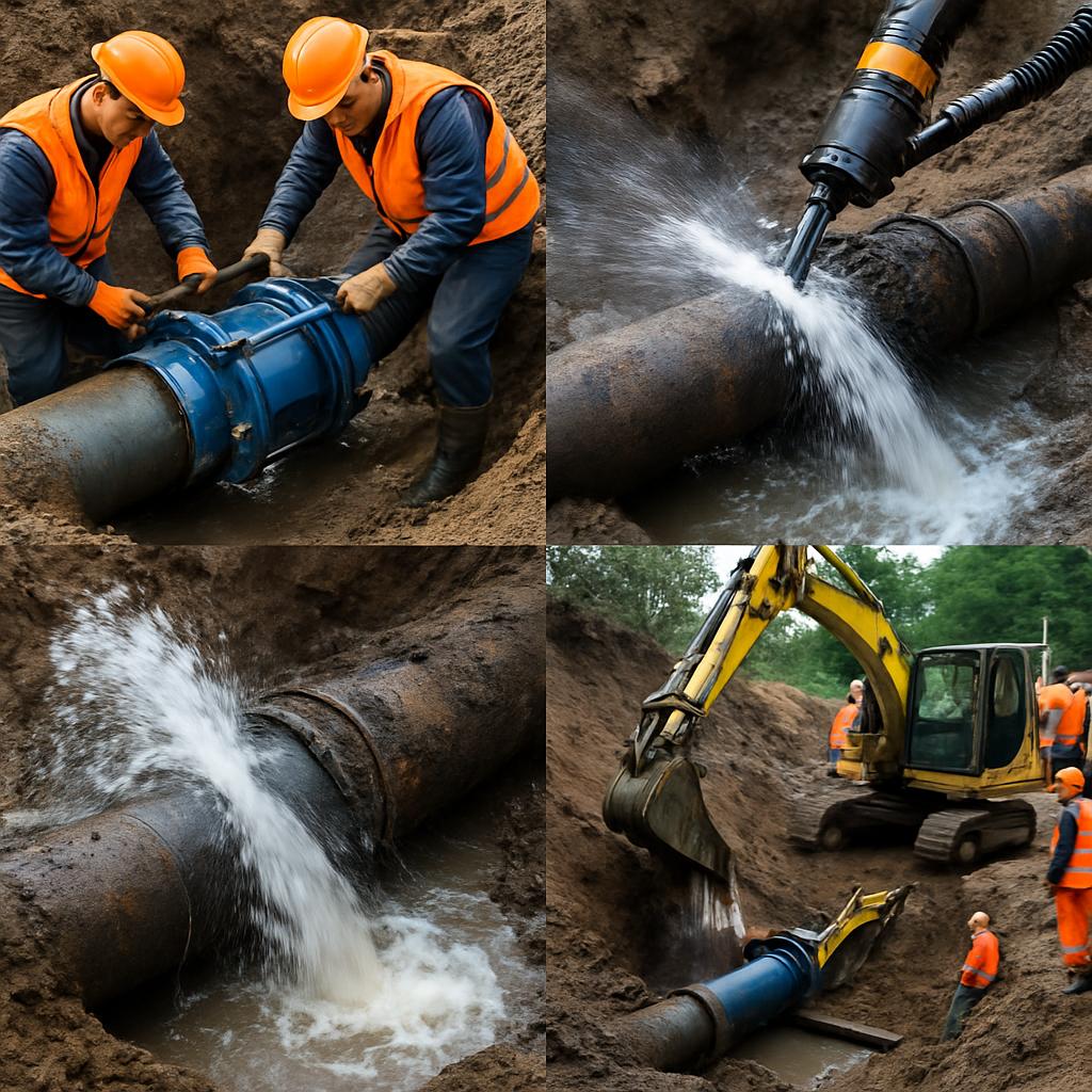 Эффективные методы ликвидации аварий на водопроводных линиях Эффективные методы ликвидации аварий на водопроводных линиях