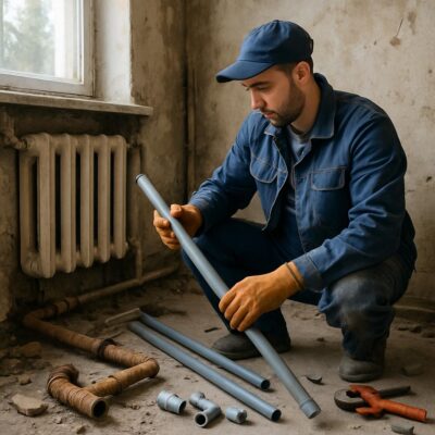 Как правильно заменить трубы отопления и водоснабжения в Крючково