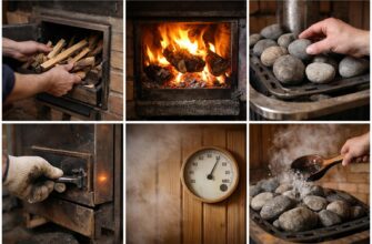 Как правильно отопить баню