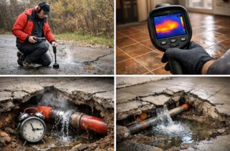 Как обнаружить утечку воды в системе отопления под землей или в стяжке