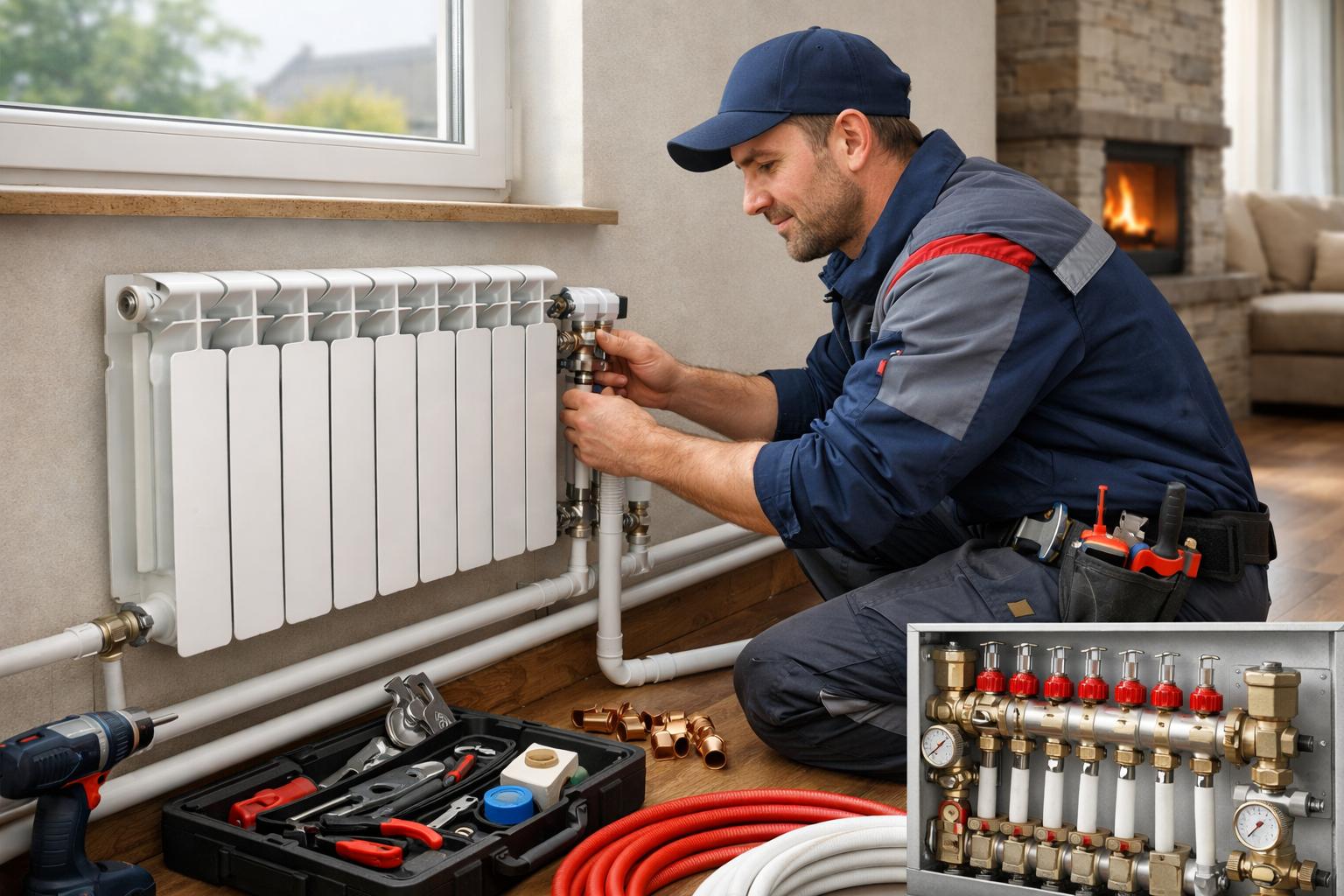 Софьино выбирает надежность: монтаж радиаторного отопления от