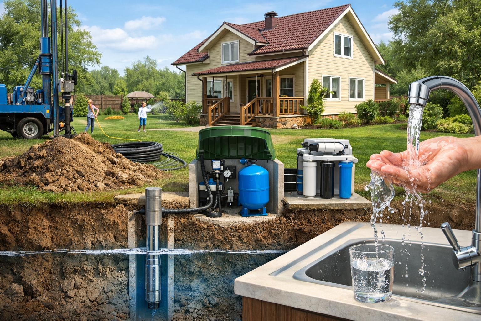 Почему автономное водоснабжение — выгодное и надежное решение для частного дома в Бронницах