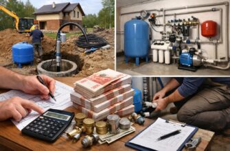 Сколько стоит установка системы водоснабжения в частном доме