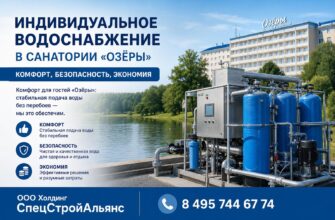Индивидуальное водоснабжение в санатории «Озёры»