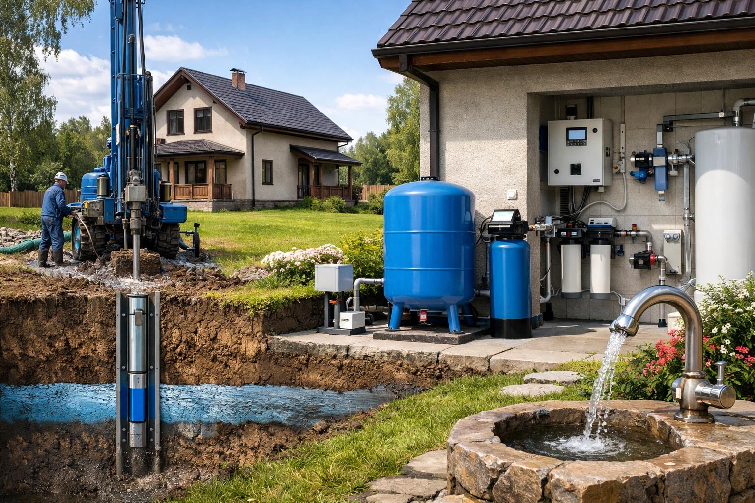 Индивидуальное водоснабжение в Тропарево — решения под ключ от Индивидуальное водоснабжение в Тропарево — решения под ключ от