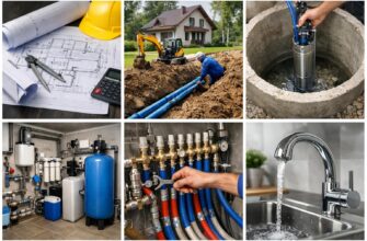 Водоснабжение коттеджа под ключ