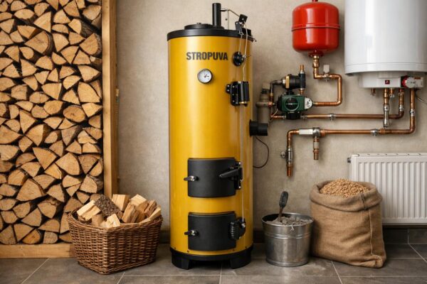 Твердотопливный дровяной котел STROPUVA S 40