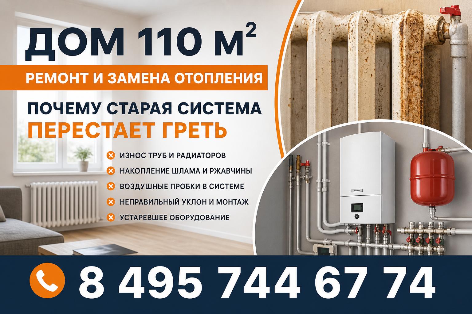 Почему старая система перестает греть