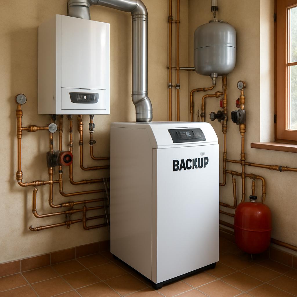 отопление частного дома: резервный котёл — основа бесперебойного тепла