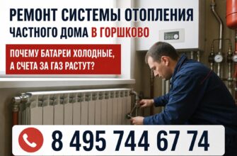 Спасаем замерзающий дом в Горшково