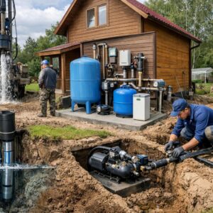 Установка водоснабжения на даче