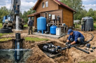 Установка водоснабжения на даче
