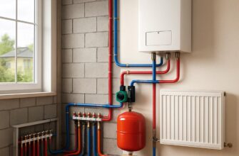 Устройство водяного отопления в загородном доме