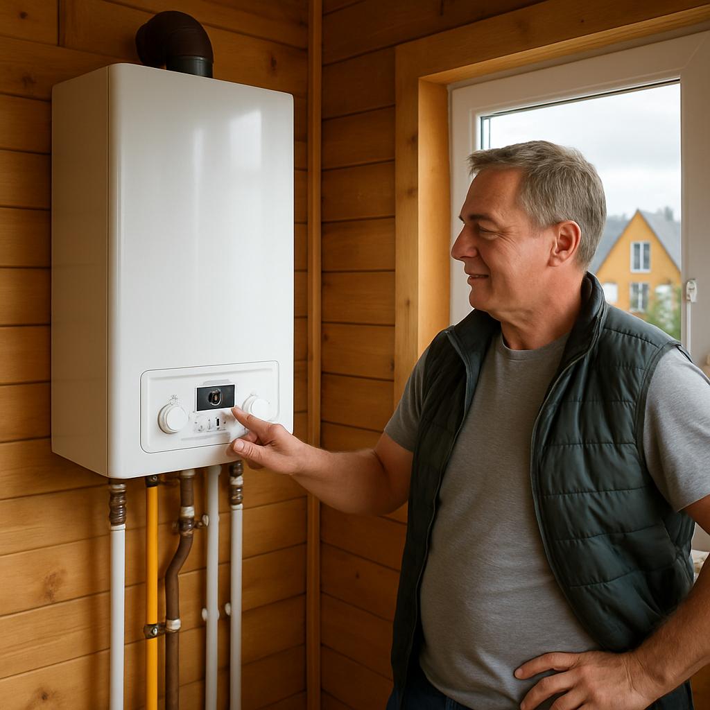 Отопление дачи настенным газовым котлом Отопление дачи настенным газовым котлом