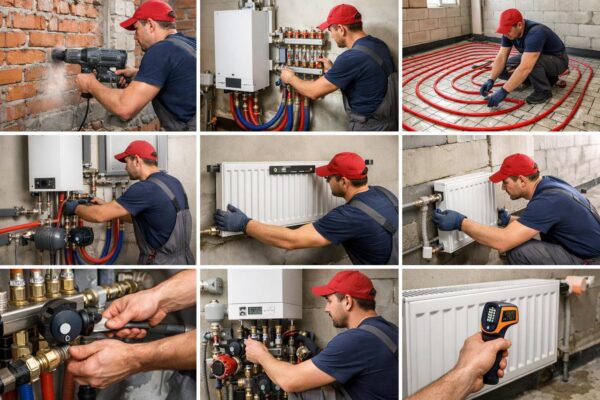 Монтаж водяного отопления