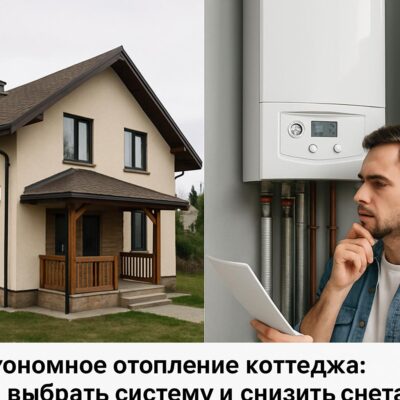 Автономное отопление коттеджа