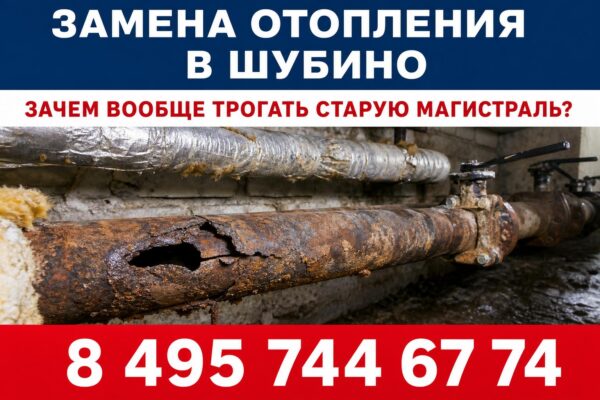 Замена отопления в Шубино