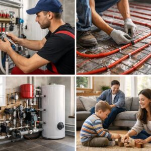 Монтаж отопления в частном доме