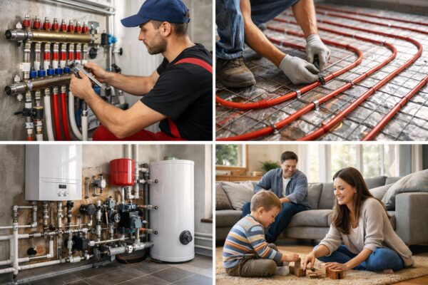 Монтаж отопления в частном доме