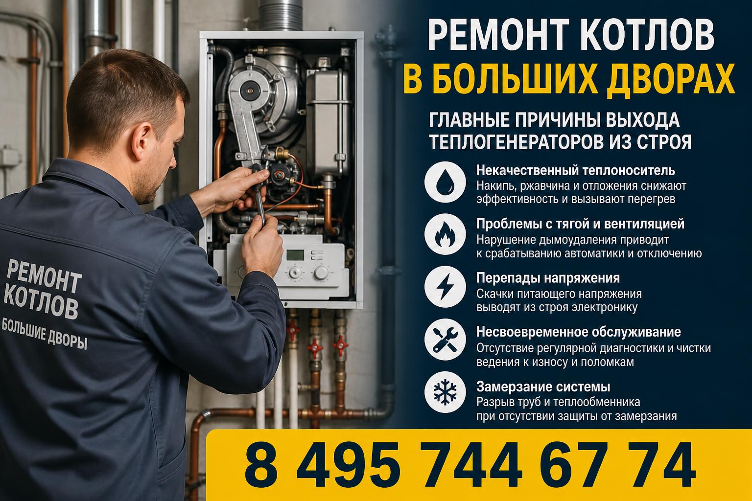 Главные причины выхода теплогенераторов из строя