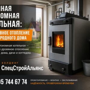 Дровяная автономная котельная