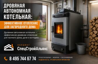 Дровяная автономная котельная