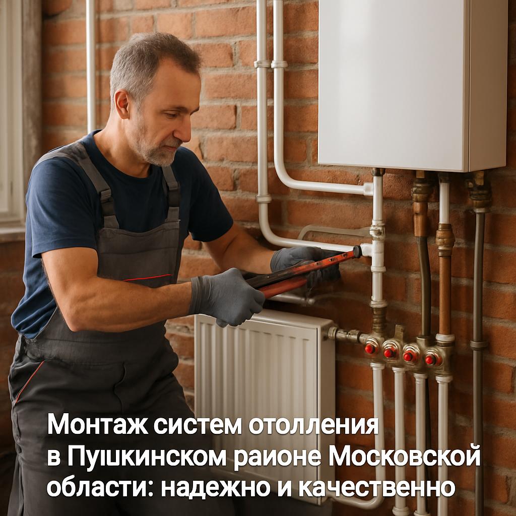 Монтаж систем отопления в Пушкинском районе Московской области Монтаж систем отопления в Пушкинском районе Московской области