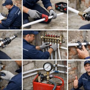 Как проходит монтаж труб Rehau