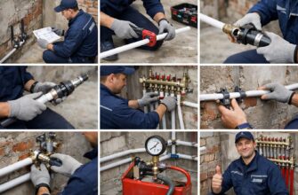 Как проходит монтаж труб Rehau