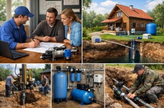 Частное водоснабжение коттеджа