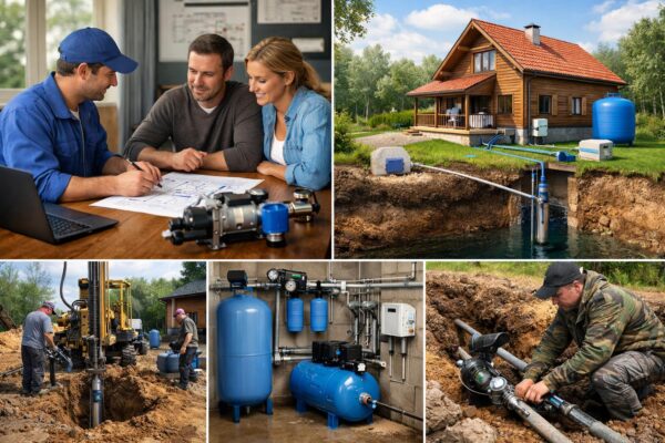 Частное водоснабжение коттеджа