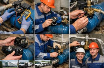 Ремонт автоматики насоса водоснабжения